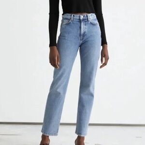 & Other Stories Distressed Favorite Cut Jeans